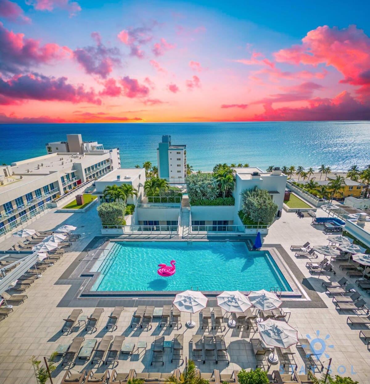 Hollywood Beach Broad - Walk - Amazing Pool - Hot Tub Exterior foto